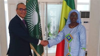 السفير المصري في السنغال يلتقي مع وزيرة الخارجية الجديدة 