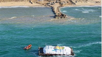 الرصيف الأمريكي في غزة يُزال مرة أخرى بسبب الأمواج العاتية