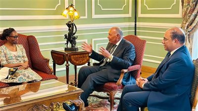 وزير الخارجية يستقبل رئيسة مجموعة الأزمات الدولية