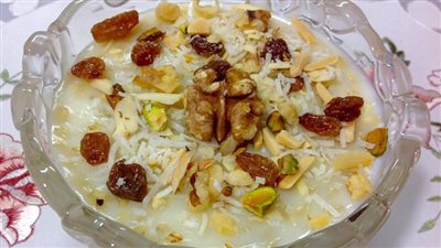 طريقة عمل العاشوراء نادية السيد.. وصفتين والأخيرة بالشوكولاتة