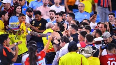 اتحاد أمريكا الجنوبية يدين اشتباكات لاعبي أوروجواي وجماهير كولومبيا