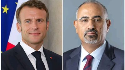  نائب رئيس مجلس القيادة الرئاسي باليمن يهنئ الرئيس إيمانويل ماكرون باليوم الوطني لفرنسا 