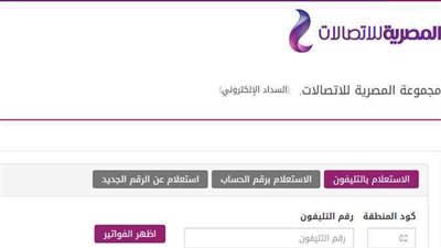  كيفية الاستعلام عن فاتورة التليفون الأرضي لـ شهر يوليو 2024