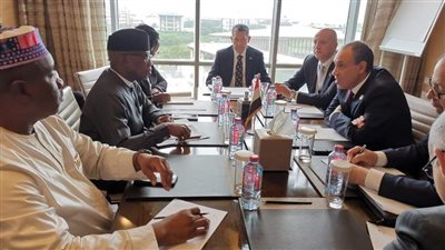 وزير الخارجية يلتقي مفوض الشئون السياسية والسلم والأمن بالاتحاد الأفريقي