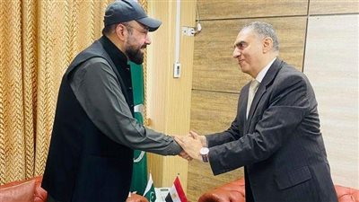 سفير جمهورية مصر العربية في باكستان يلتقي بوزير الشئون الدينية والوئام بين الأديان