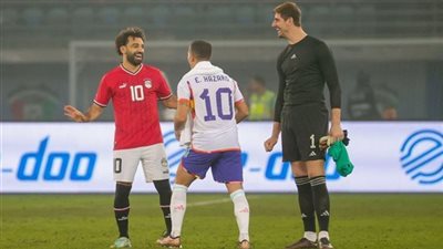 كورتوا: محمد صلاح لاعب جيد ورائع.. وأعتذر للمصريين لهذا السبب