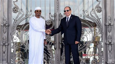 الرئيس السيسي يستقبل نظيره التشادي في مدينة العلمين الجديدة