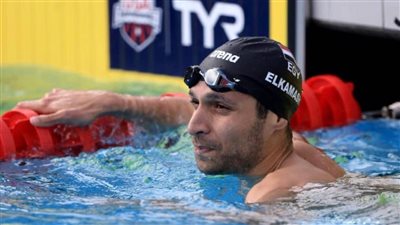 رسميا.. انسحاب السباح المصري مروان القماش من سباق 1500 متر