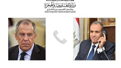 وزير الخارجية المصري يناقش مع نظيرة الروسي سبل خفض التصعيد في الشرق الأوسط