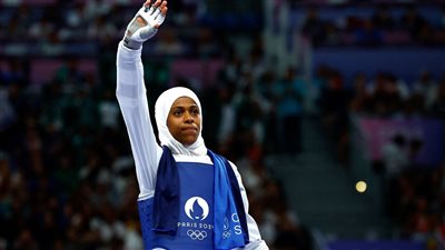 دنيا أبو طالب تطيح بلاعبة إسرائيل وتتأهل لربع نهائي التايكوندو