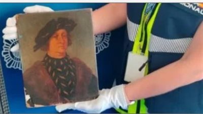 الشرطة الإسبانية تضبط رجل لمحاولته تهريب لوحة ليوناردو دافنشي إلى إيطاليا