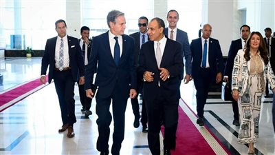 وزير الخارجية يستقبل نظيره الأمريكي لمناقشة تطورات الأوضاع في غزة