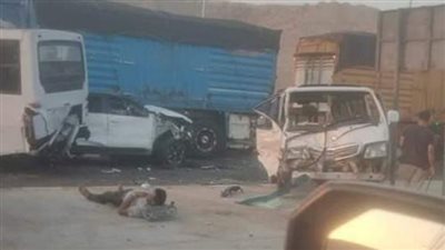 اللقطات الأولى لـ حادث الطريق الدائرى المروع في مصر (فيديو)