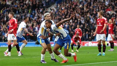 مانشستر يونايتد يسقط بهدف قاتل أمام برايتون بالدوري الإنجليزي