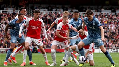 التشكيل الرسمي لمباراة أستون فيلا وأرسنال في قمة الدوري الإنجليزي