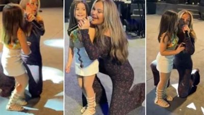  صعدت طفلة على المسرح.. ماذا حدث من نيكول سابا أثناء غناء الكت كاتي؟