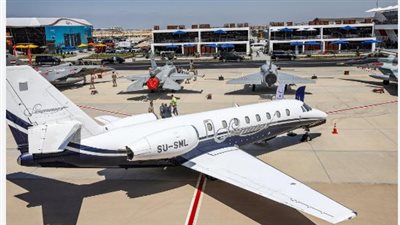 انطلاق فعاليات اليوم الثاني من معرض مصر الدولي للطيران والفضاء بمطار العلمين