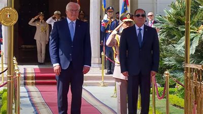 الرئيس عبدالفتاح السيسى يستقبل نظيره الألمانى فرانك شتاينماير بقصر الاتحادية (بث مباشر)