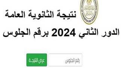 رابط نتيجة الدور الثاني ثانوية عامة 2024 بالاسم ورقم الجلوس