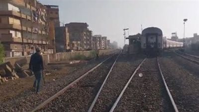 انتظام حركة القطارات بخط المنصورة بعد رفع حطام حادث قطارى الشرقية