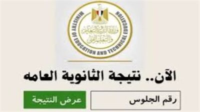 خطوات الحصول على نتيجة الثانوية العامة 2024 الدور الثاني