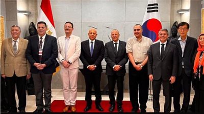 سفير مصر بكوريا الجنوبية يستقبل وفدًا من وزارة التعليم العالي وجامعة بني سويف التكنولوجية للتعاون مع جامعة 