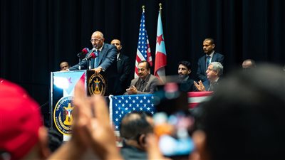 خطاب الزبيدي في كاليفورنيا الأمريكية استرتيجية شاملة لمواجهة ارهاب مليشيات الحوثي 