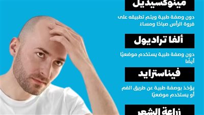 70% من الرجال بالعالم مهددون بالصلع.. ما طرق مواجهته؟ (انفوجراف)