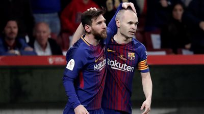 «الأكثر سحرًا».. ميسي يودع إنييستا برسالة مؤثرة