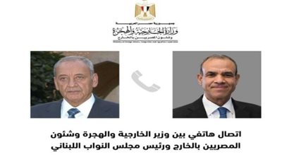 وزير الخارجية المصري يؤكد رفض بلاده المساس بسيادة لبنان وسلامة أراضيه