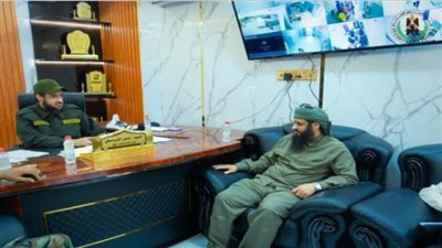 العميد الوالي يبحث مع مدير شرطة لحج سبل تعزيز التعاون الأمني المشترك بين قوات الحزام وأمن المحافظة