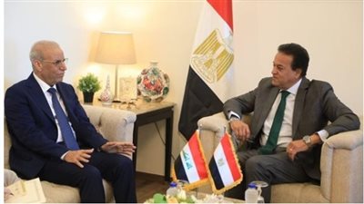 وزير الصحة المصري يناقش مع نظيره العراقي تبادل الرؤى والخبرات