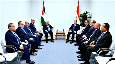 الرئيس السيسي يلتقي بنظيره الفلسطيني على هامش انعقاد قمة تجمع البريكس