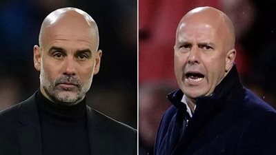 سلوت ينافس جوارديولا على جائزة مدرب شهر أكتوبر في الدوري الإنجليزي