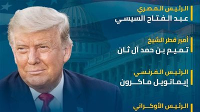 أبرز مهنئين ترامب بفوزه في الانتخابات الرئاسية الأمريكي (إنفوجراف)