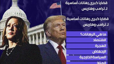 5 رهانات ساعدت ترامب على هزيمة هاريس (انفوجراف)