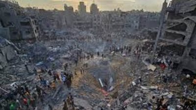 قوات الاحتلال تواصل نسف وتدمير مربعات سكنية في منطقة جباليا بغزة (فيديو)