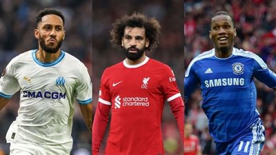 قائمة الهدافين الأفارقة في الدوريات الكبرى عبر التاريخ.. محمد صلاح ثالثا