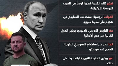 لأول مرة.. روسيا تطلق باليستيًا عابرًا للقارات على أوكرانيا (إنفو جراف)