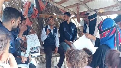 جلسات توعوية وتثقيفية في مخيمات النازحين بعدن ‏