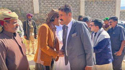 فريق التواصل وتعزيز الوعي السياسي يصل مديرية حوف في محافظة المهرة (صور)