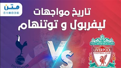 تاريخ مواجهات ليفربول وتوتنهام (انفوجراف)