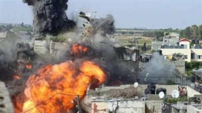 الاحتلال الإسرائيلى يجدد قصفه الجوى والمدفعى على أنحاء متفرقة فى قطاع غزة