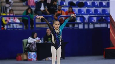 تمارا عبد الصبور.. بطلة المركز الأول ببطولة كأس مصر لجمباز الأيروبيك مرحلة تحت 8 سنوات (صور)