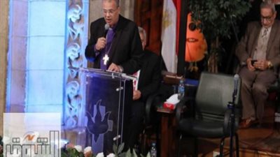 احتفالية الطائفة الإنجيلية بعيد الميلاد المجيد.. أندرية زكي: ثقتنا بالله قادرة على حفظ بلادنا العزيزة