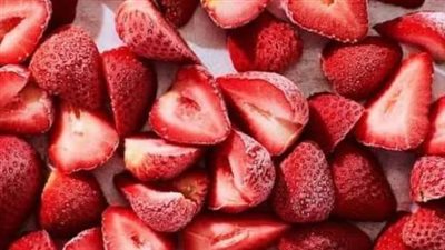 طرق تخزين الفراولة في الفريزر