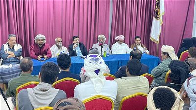 انتقالي محافظة المهرة يعقد لقاءً تشاوريًا مع منظمات المجتمع المدني والجماهيري 