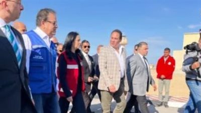 وصول وزيرى الصحة والتضامن للعريش لتفقد استعدادات مصر لإدخال مساعدات غزة