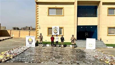 المتحدث العسكري: قوات حرس الحدود تنجح فى ضبط عدد من المهربين وبحوزتهم كميات من المواد المخدرة 