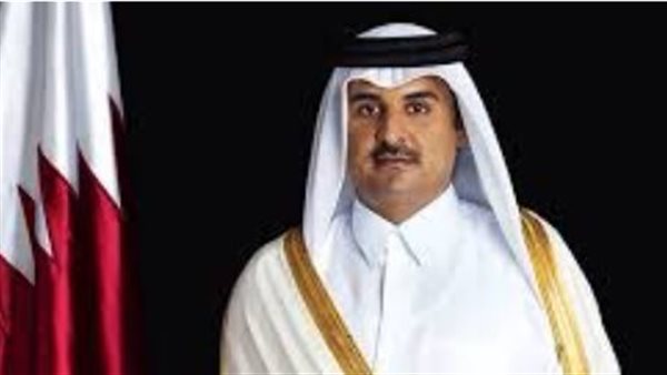 أمير قطر يؤكد وقوف بلاده إلى جانب الشعب الفلسطينى فى نضاله لاستعادة أراضيه ومقدساته